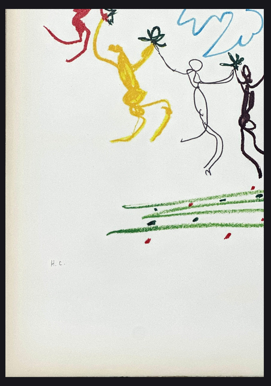 Pablo Picasso **La Ronde** Lithograph Hand Signed Limited Edition