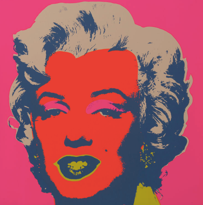 ANDY WARHOL MARILYN MONROE 11.22 SUNDAY B. MORNING SILKSCREEN