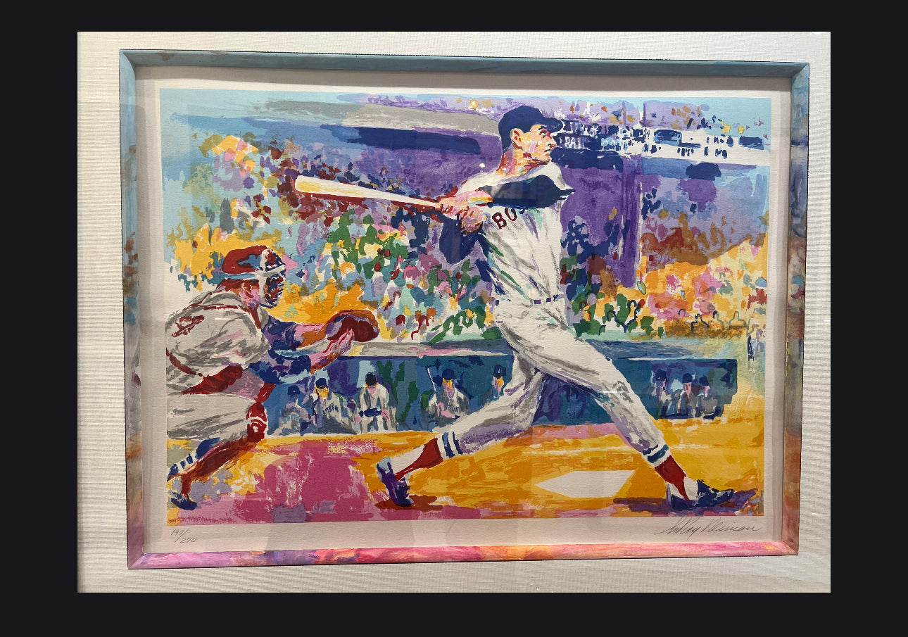 Leroy Neiman ''Splendid Splinter'' Ted Williams Serigraph