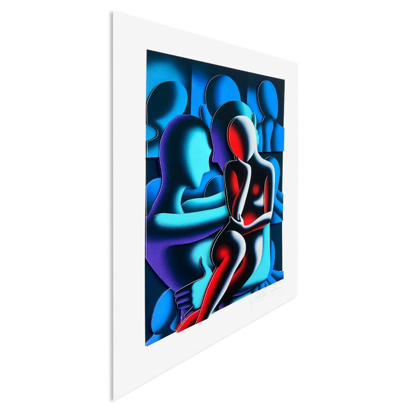 Mark Kostabi, "Contemplation Memory" Limited Edition 3D Construction