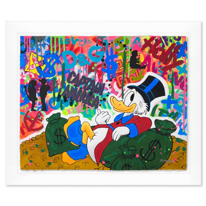 Nastya Rovenskaya "The Heist" Original Mixed Media