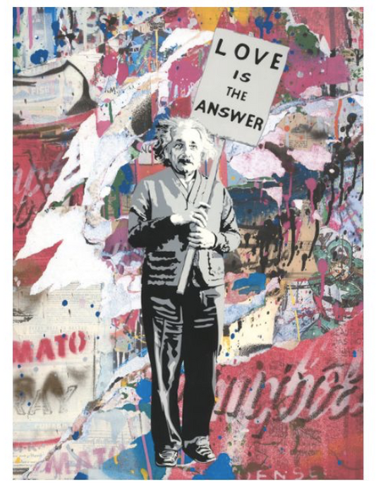 Mr. Brainwash ''Einstein'' Unique 1-1